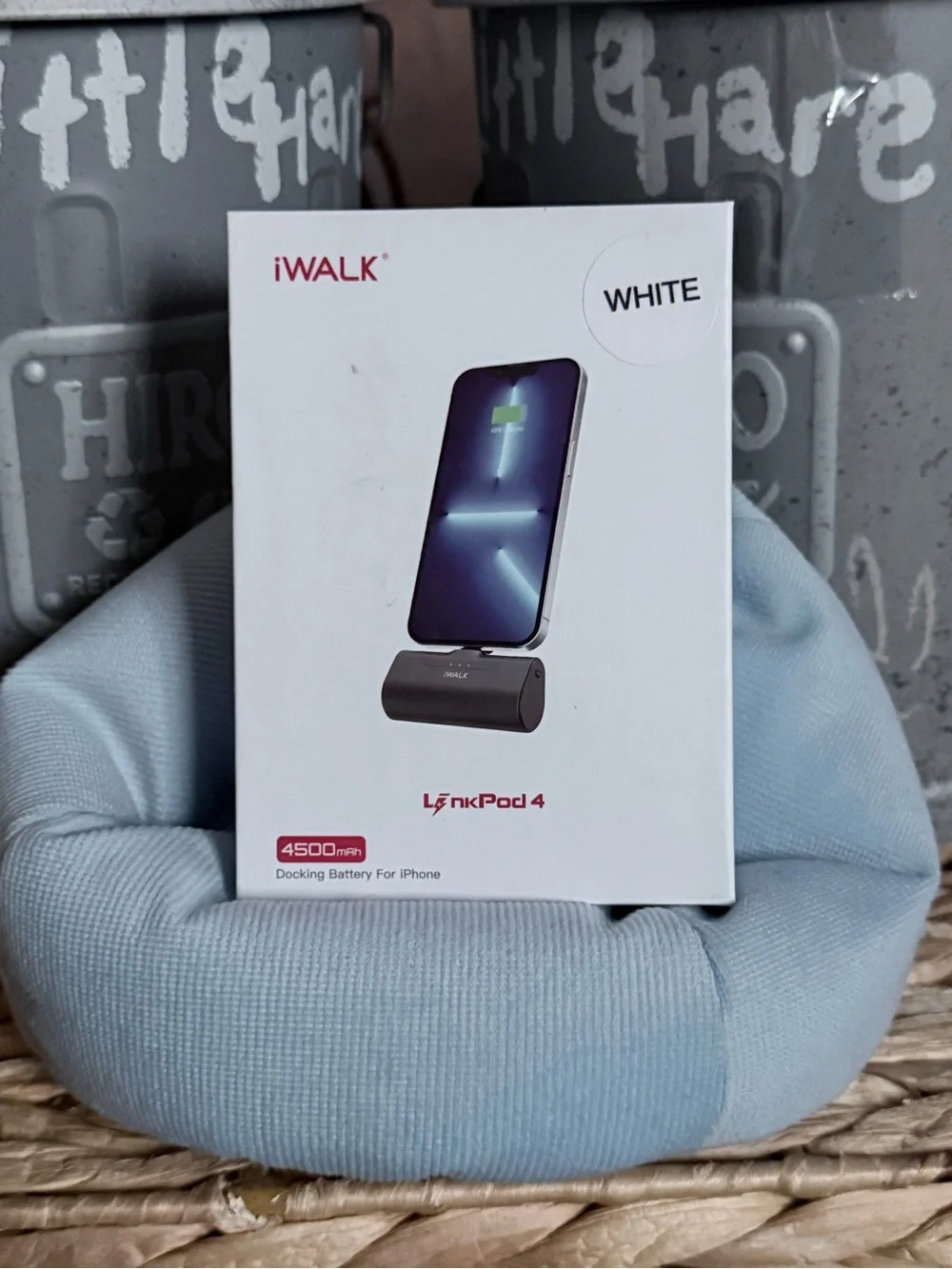 iWALK 4500 MPH LinkPod 4 Portable Charger – White – New Sealed
